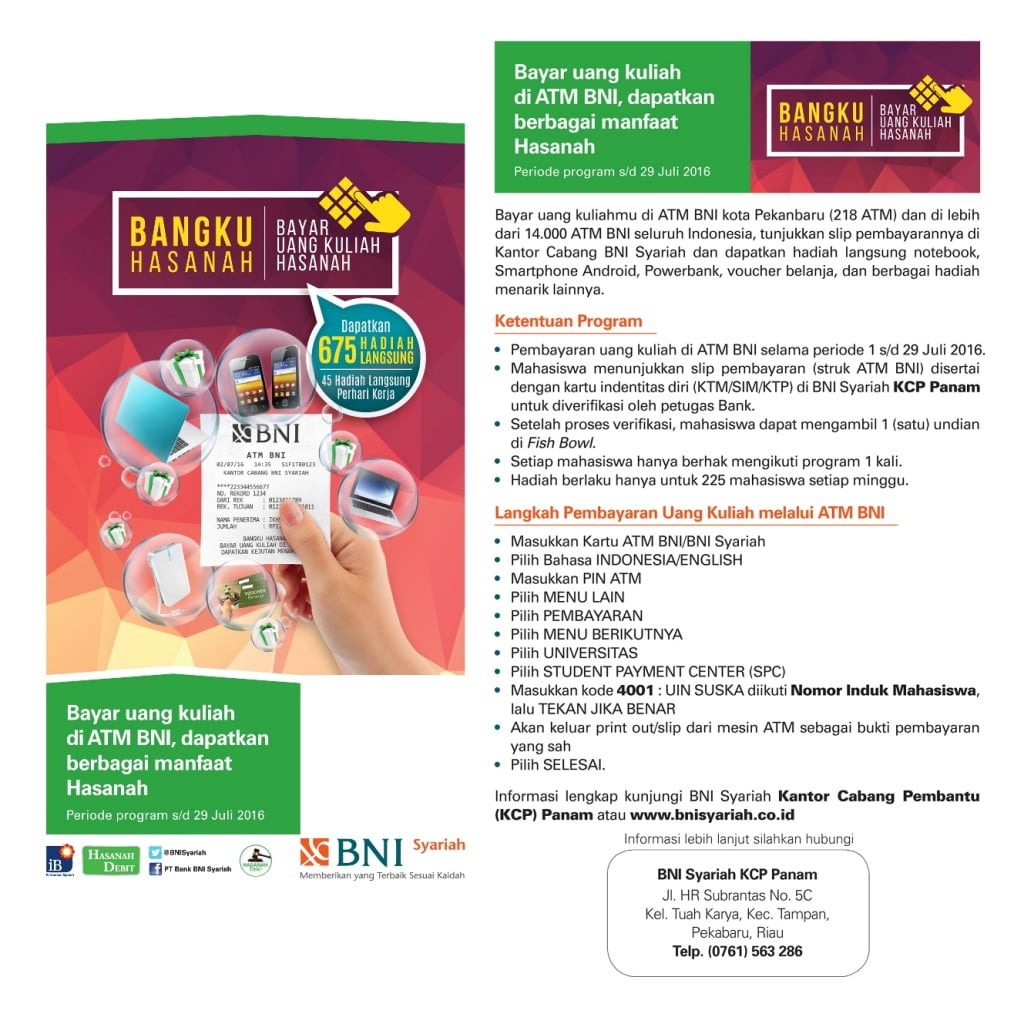 Website Bangku Hasanah UIN Suska Riau