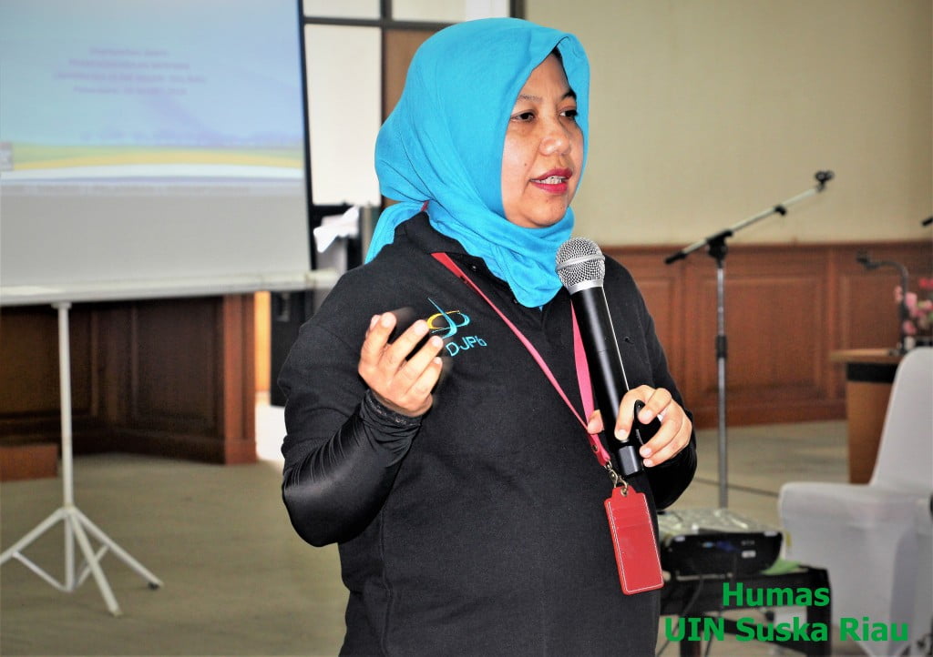  Tisari Yona Geumila, Kepala Kantor KPPN Pekanbaru salah satu Narasumber dalam acara perbendaharaan Goes to Campus