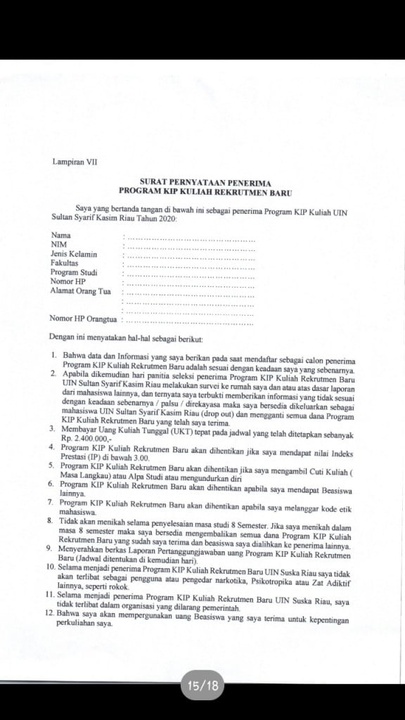 Beasiswa KIP Kuliah Rekrutmen Baru Tahun 2020